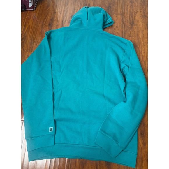 NWT WeSC Hoodie Mens SZ L Blue Black Icon Hood Logo Full Zip Sweatshirt - Picture 7 of 7